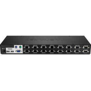 16-PORT KVM USBPS2 RACK MOUNT SWITCH