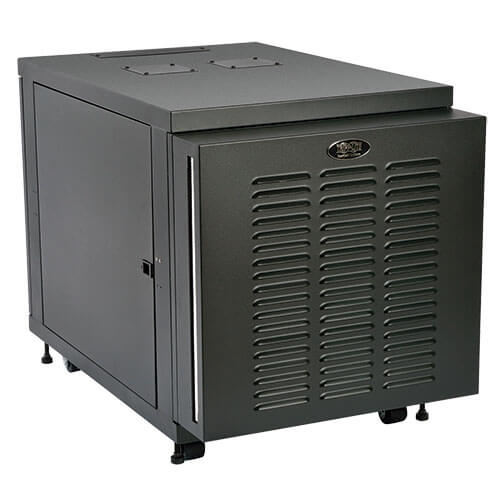 Tripp Lite 12U Industrial Rack Floor Enclosure Server Cabinet Doors & Sides