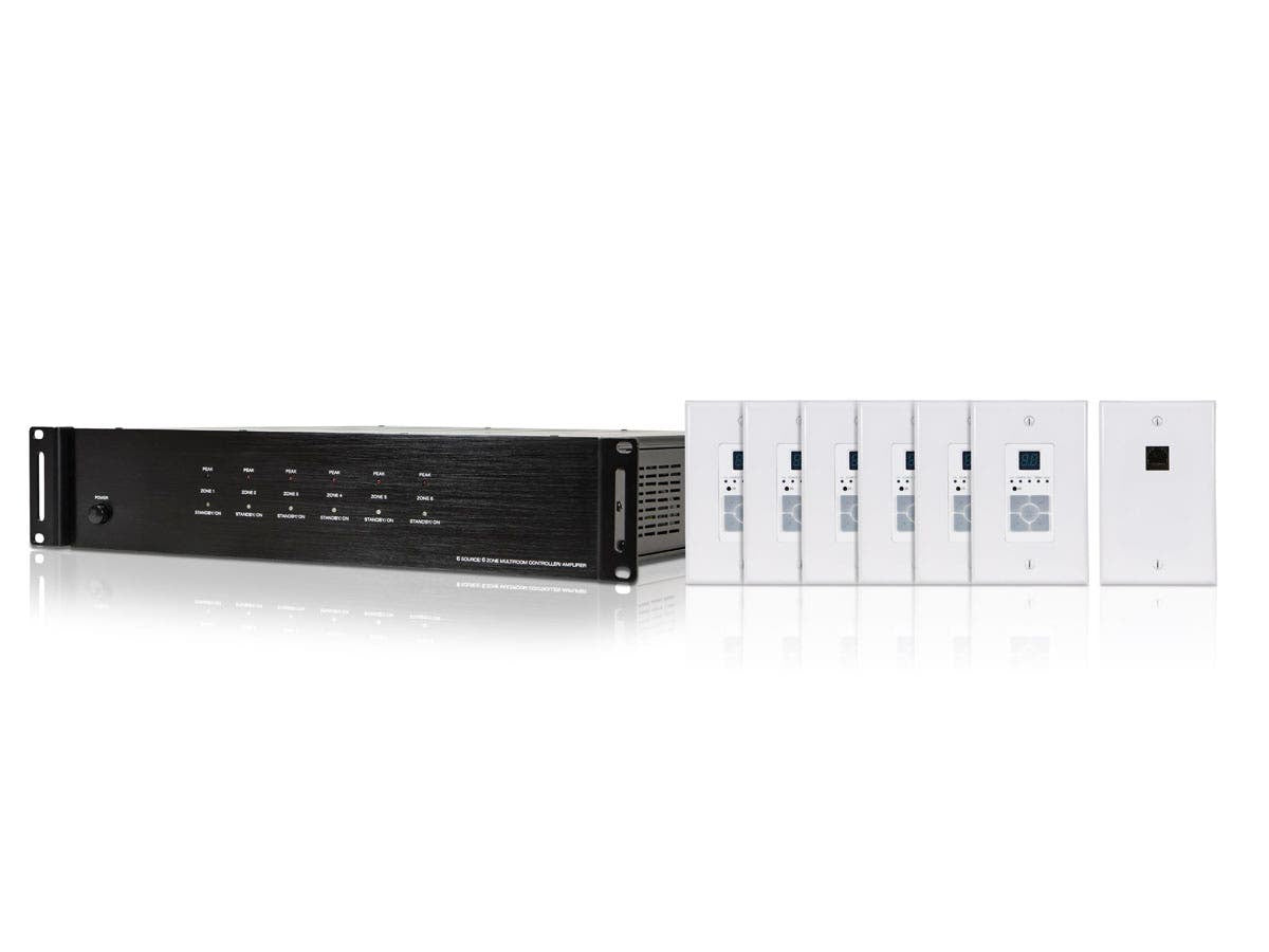 MULTIZONE CONT AND AMPLIFIER KIT, 6 ZONE