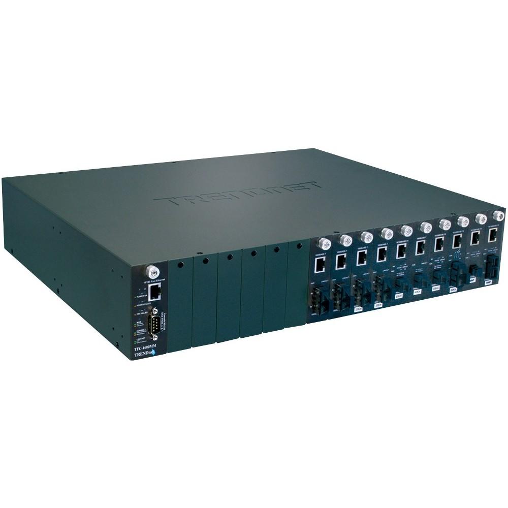 16 SLOTS CHASSIS SYSTEM FIBER CONVERTER