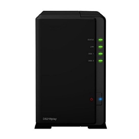 Synology NAS DS218play 2Bay DiskStation (Diskless) Retail