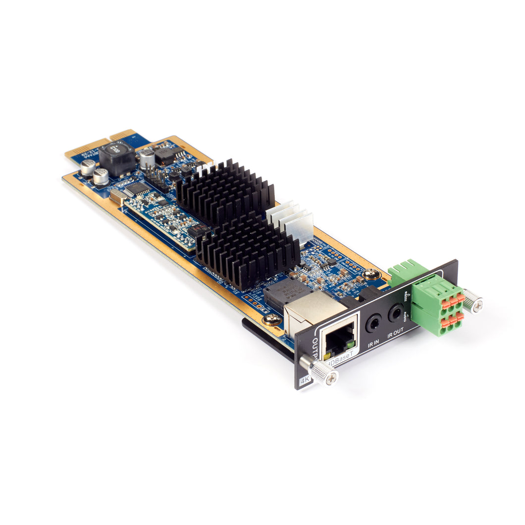 MODULAR MATRIX SWITCHER VIDEO OUTPUT CARD HDBASET 4K AUDIO I