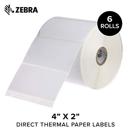 LABEL, PAPER, 4X2IN (101.6X50.8MM); DT, Z-PERFORM 2000D, VALUE COATED, ALL-TEMP