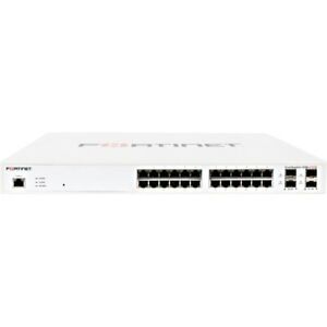 L2 SWITCH - 24 X GE RJ45 PORTS, 4 X GE SFP SLOTS, FANLESS, FORTIGATE SWITCH CONT