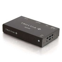 C2G TruLink HDMI+RS232 over Cat5 Box Receiver AV receiver Black
